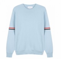 Mens striped sweatshirts, slim-fit knits, stylish sweaters, customizable
