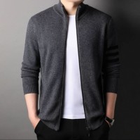 Mens solid zip tops, slim fit knits, warm and stylish sweaters, customizable