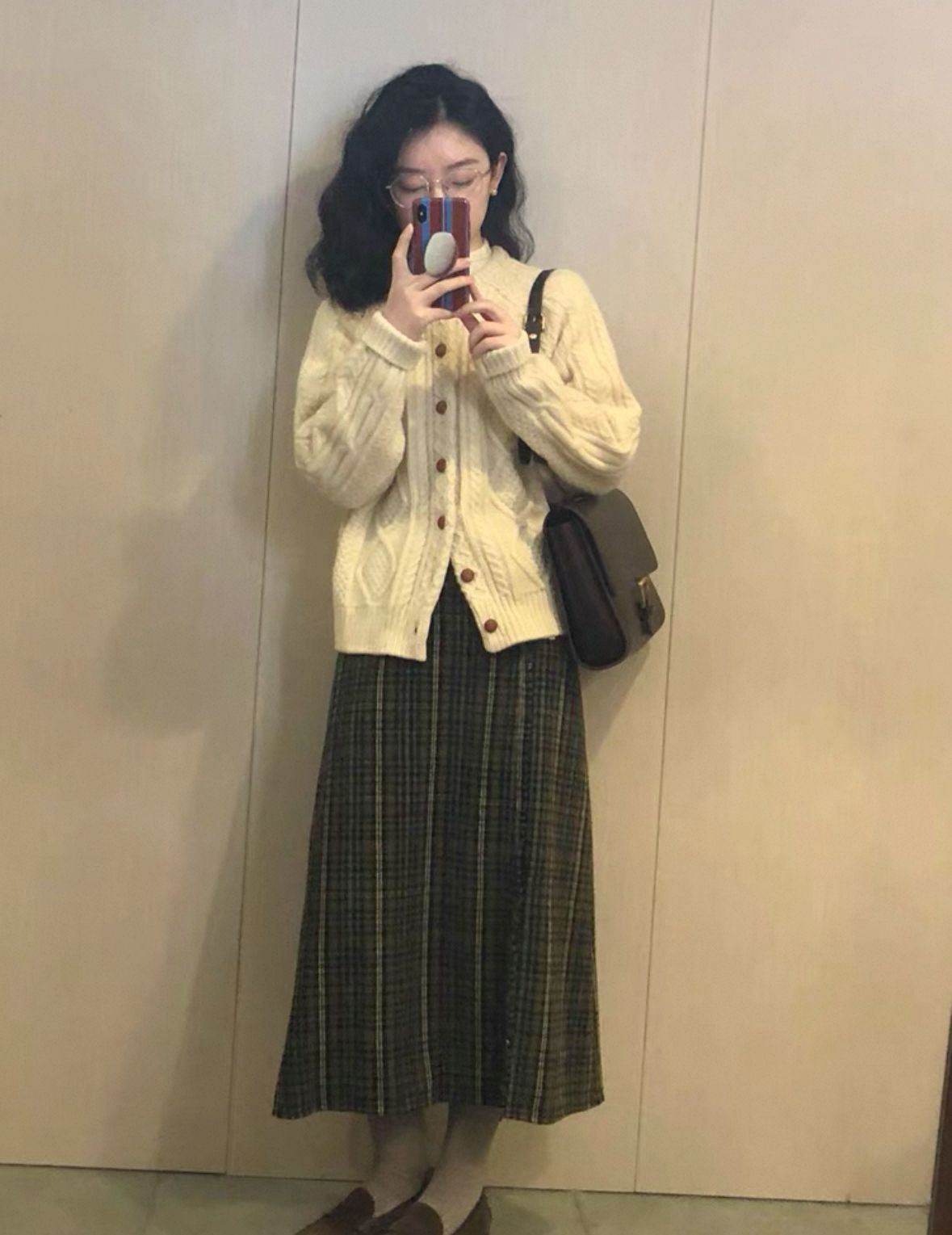 American retro slim long sleeve knit sweater jacket womens autumn and winter casual sports letter top tide