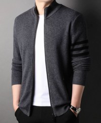 Mens solid zip tops, slim fit knits, warm and stylish sweaters, customizable