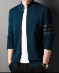 Mens solid zip tops, slim fit knits, warm and stylish sweaters, customizable