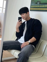Retro round neck black sweater cardigan mens autumn and winter lazy casual versatile loose unisex knitwear