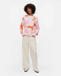 Autumn New Printed Pullover Round Neck Long Sleeve Top Womens European and American Loose Casual Thickened Sweater Wom