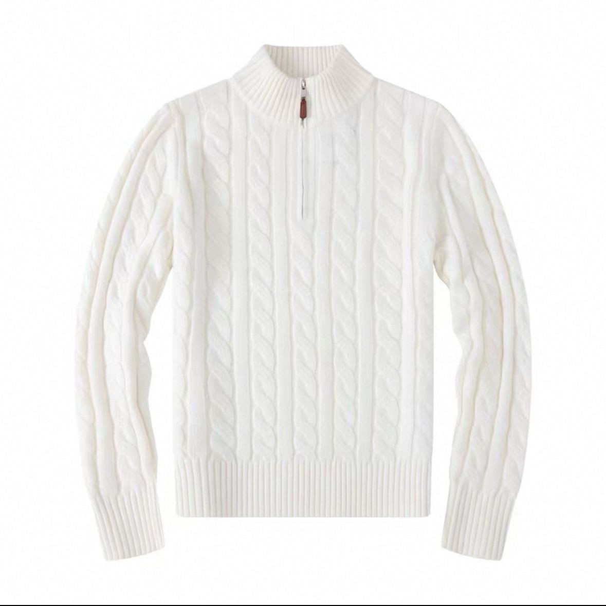 Mens twist solid color zipper sweater, fashionable, casual, available in a variety of sizes, styles, colors, and custo